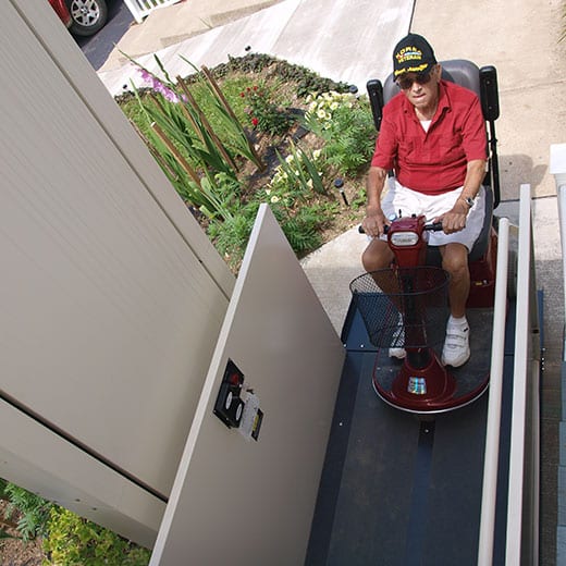 Martinez Wheelchair Elevator are VPL Vertical Platform Porch Lifts