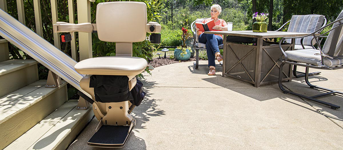 Berkeley Bruno Elite SRE2010E Outdoor Straight Rail Stair Lift