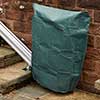 Acorn Outdoor stairlift cover keeps the stairlift dry when not in use.